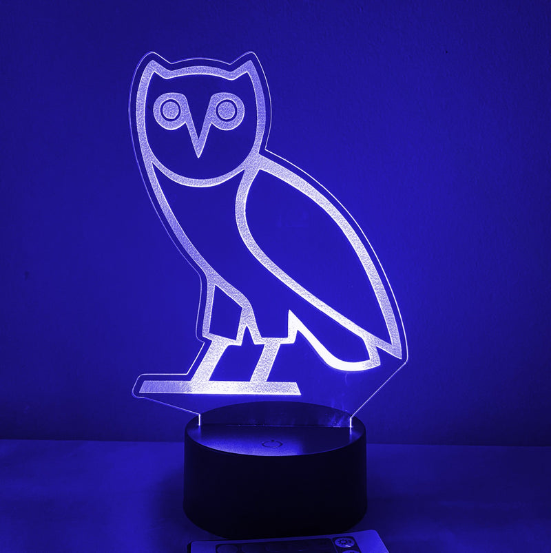 Owl 16 Color Night Light w/ Remote