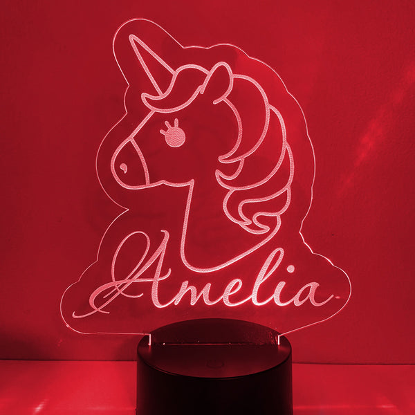 Unicorn Personalized 16 Color Night Light w/ Remote – decoralightsstore