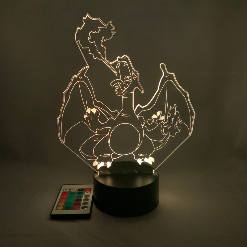 Pokemon Charizard 16 Color Night Light w/ Remote