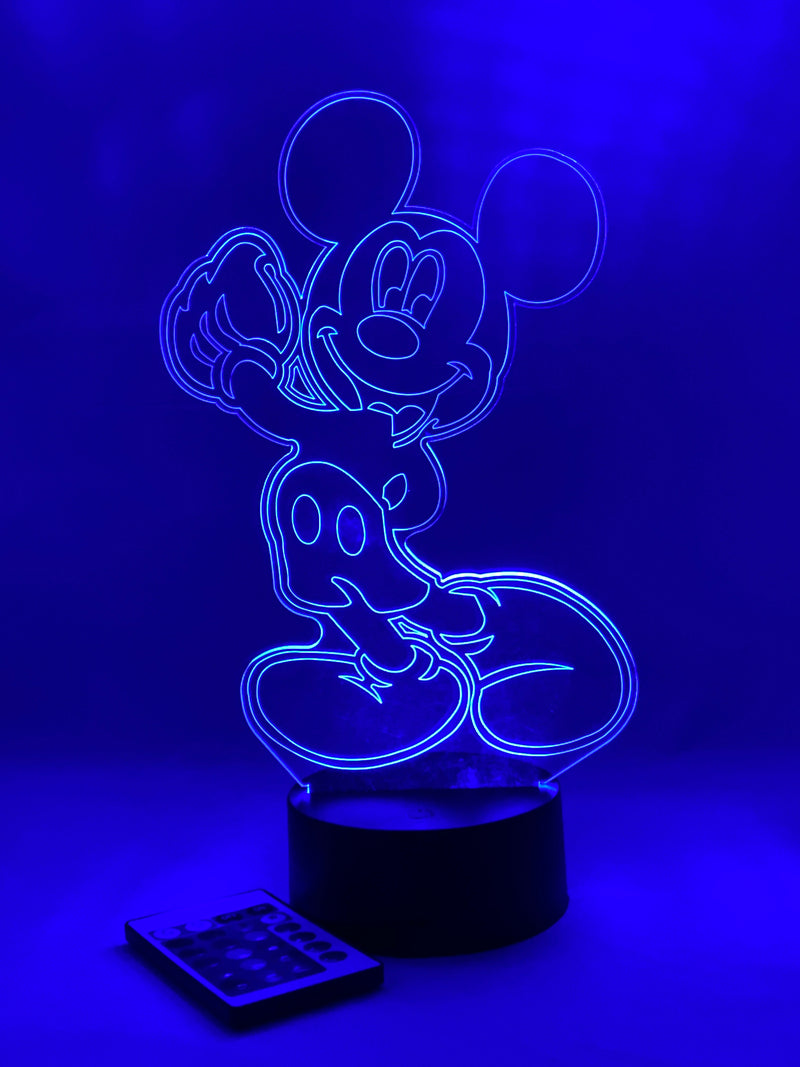 Mickey Mouse 16 Color Night Light w/ Remote