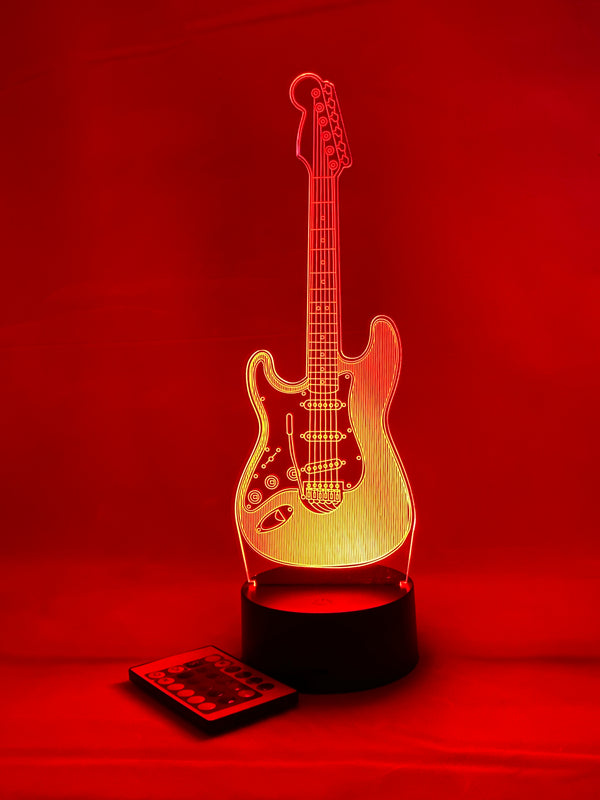 Electric Guitar 16 Color Night Light w/ Remote