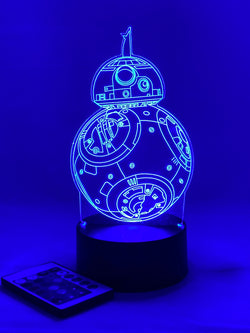 Star Wars BB-8 16 Color Night Light w/ Remote
