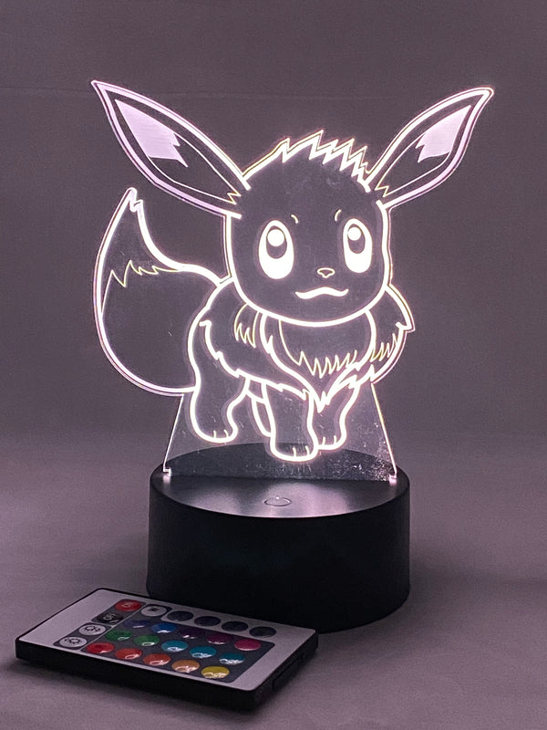 Pokemon Evee 16 Color Night Light w/ Remote