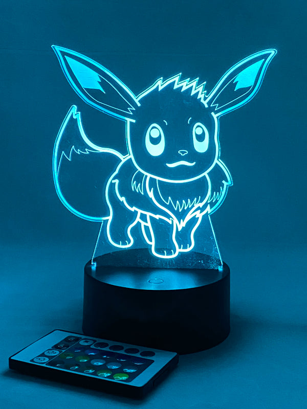 Pokemon Evee 16 Color Night Light w/ Remote