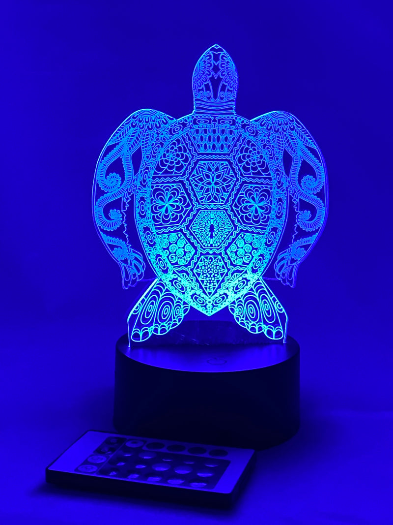 Sea Turtle 16 Color Night Light w/ Remote