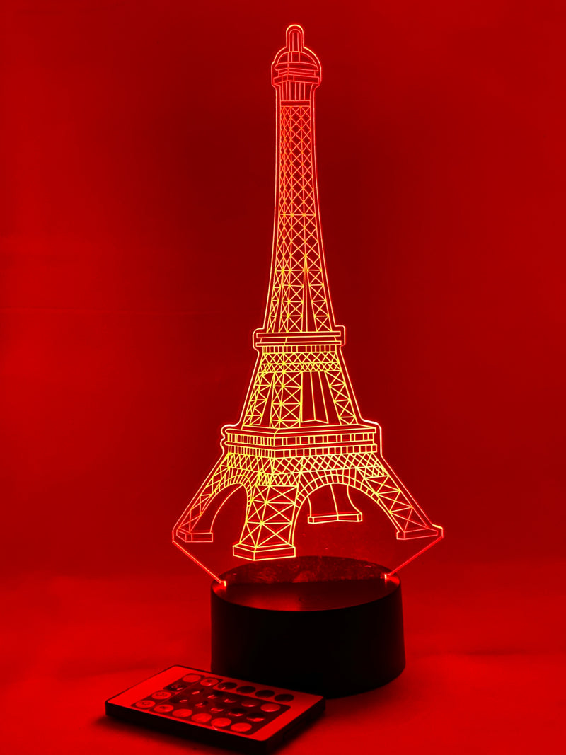 Eiffel Tower 16 Color Night Light w/ Remote