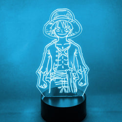 One Piece Luffy 16 Color Night Light w/ Remote