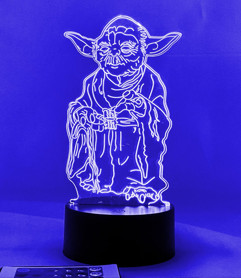 Yoda 16 Color Night Light w/ Remote