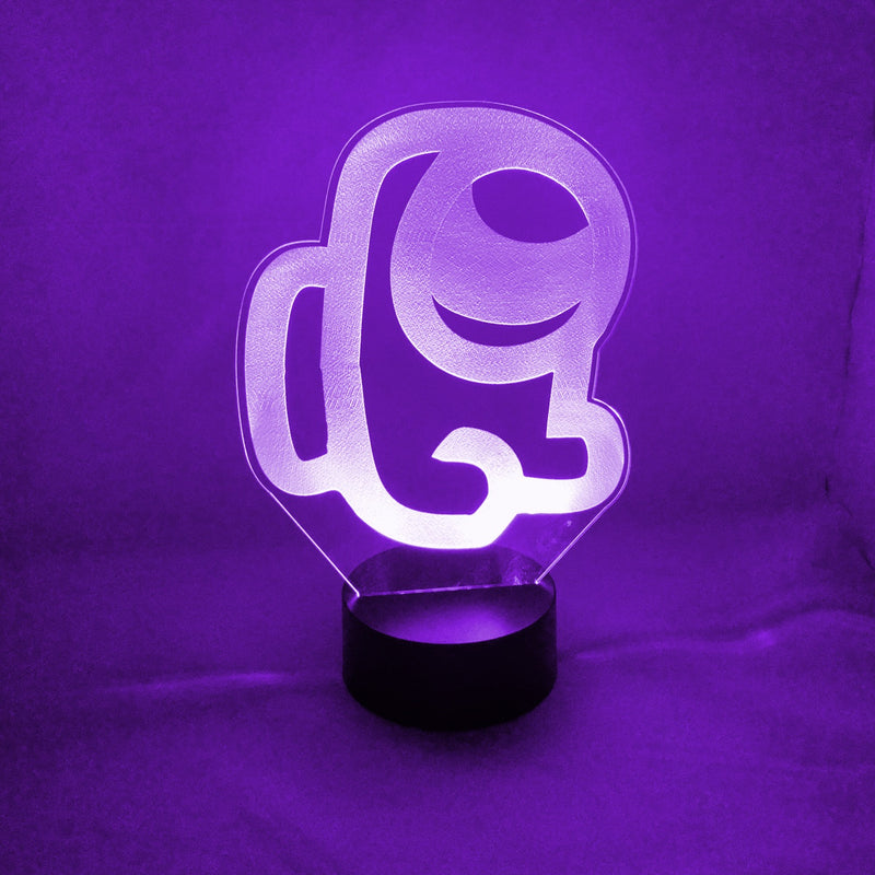 On-Line Gaming Character  16 Color Night Light w/ Remote