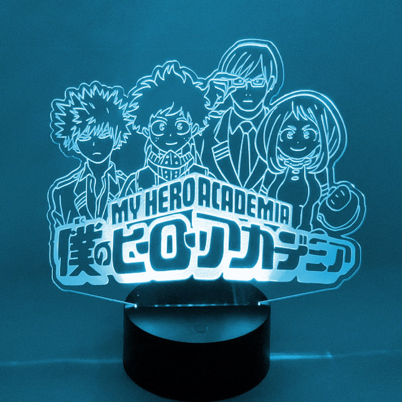 Anime/Manga Group with Logo 16 Color Night Light w/ Remote