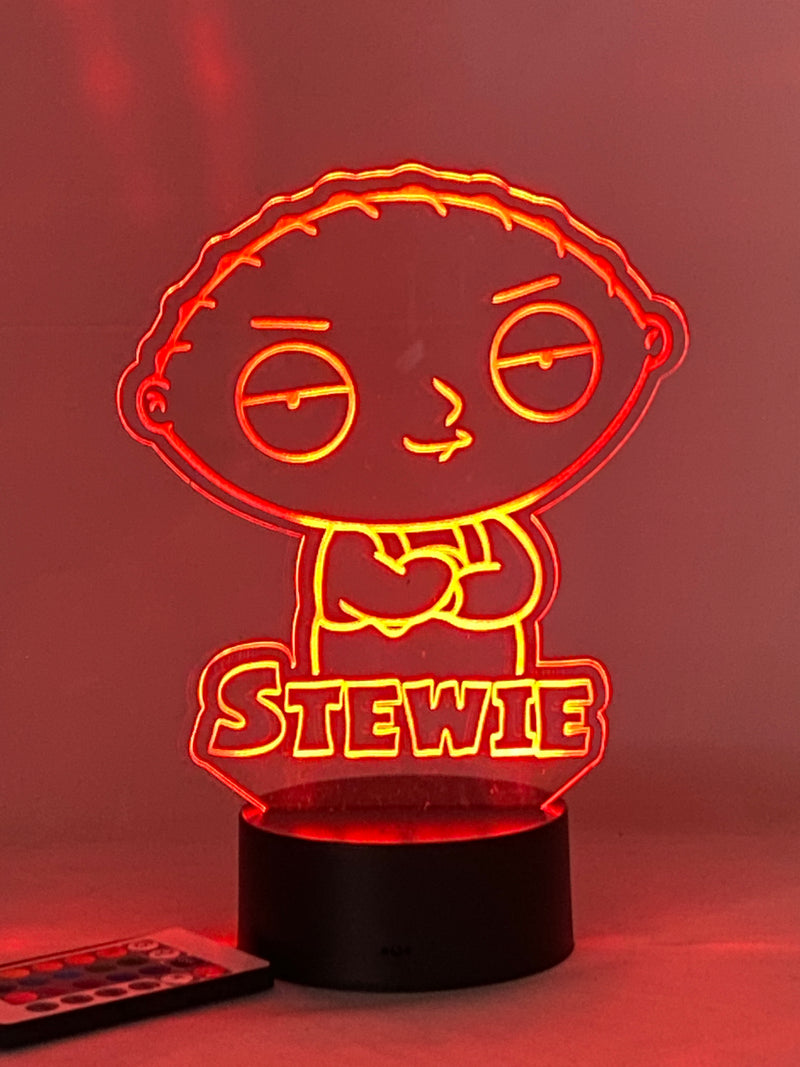 Family Guy's Stewie 16 Color Night Light w/ Remote