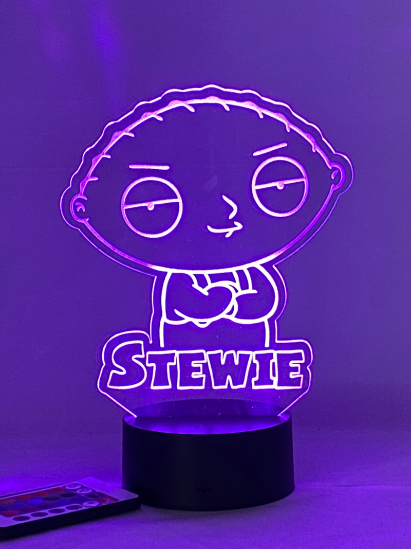 Family Guy's Stewie 16 Color Night Light w/ Remote