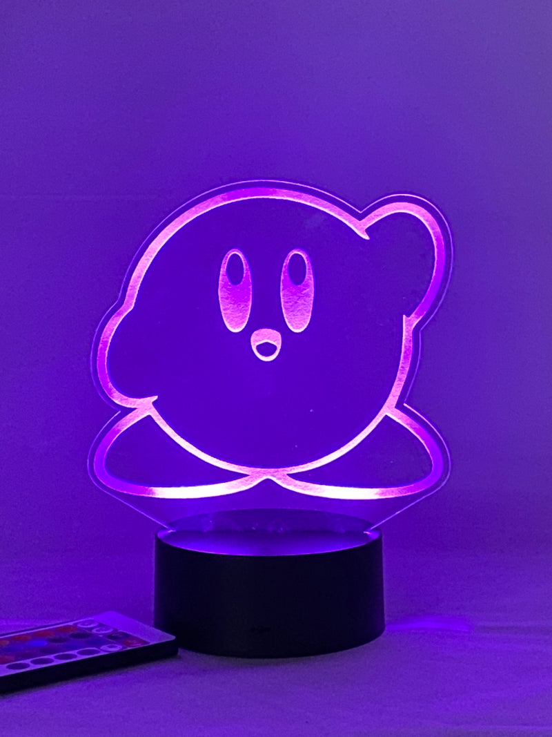 Video Game Kirby 16 Color Night Light w/ Remote
