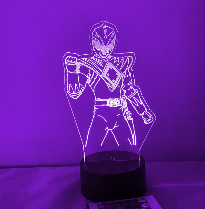 Power Ranger 16 Color Night Light w/ Remote