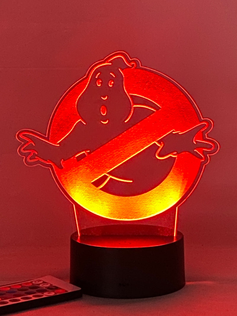 Ghostbusters Logo 16 Color Night Light w/ Remote