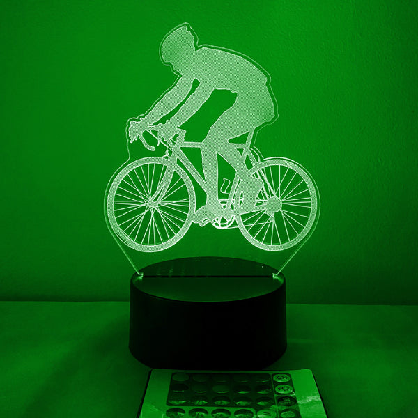 cycling biking 16 color led night light w/ remote