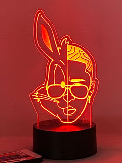 Bad Bugs Bunny 16 Color Night Light w/ Remote