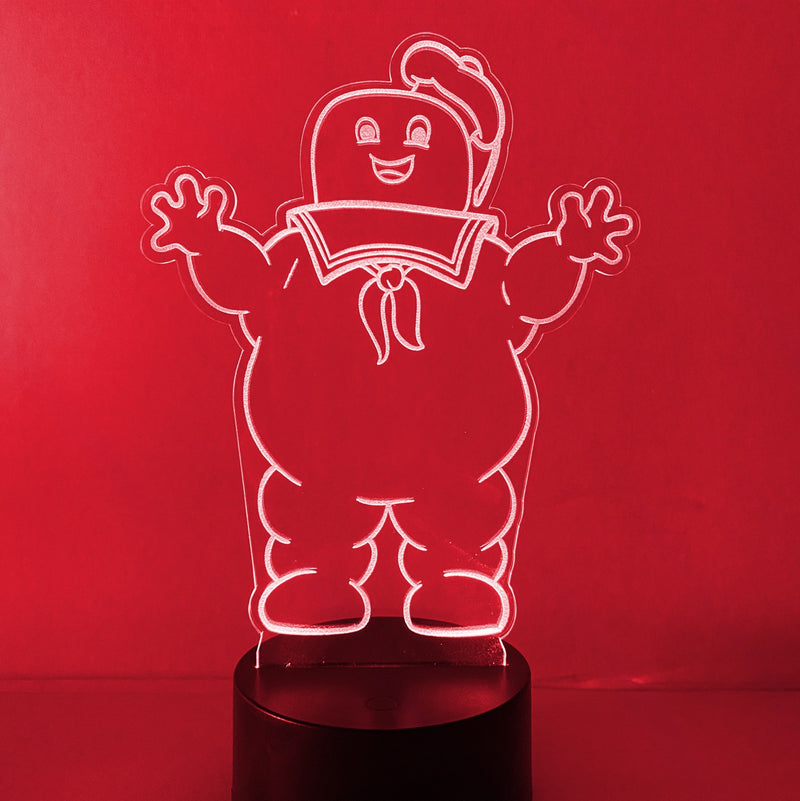 Ghostbusters Stay Puft Marshmellow Man 16 Color Night Light w/ Remote