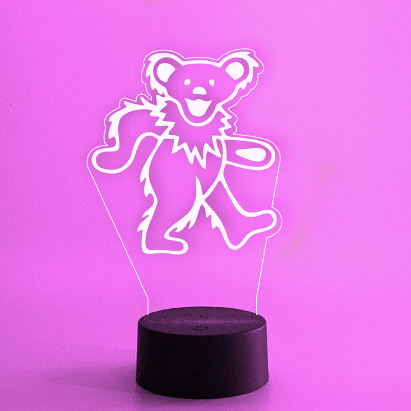 Grateful Dead Dancing Bear Logo 16 Color Night Light w/ Remote