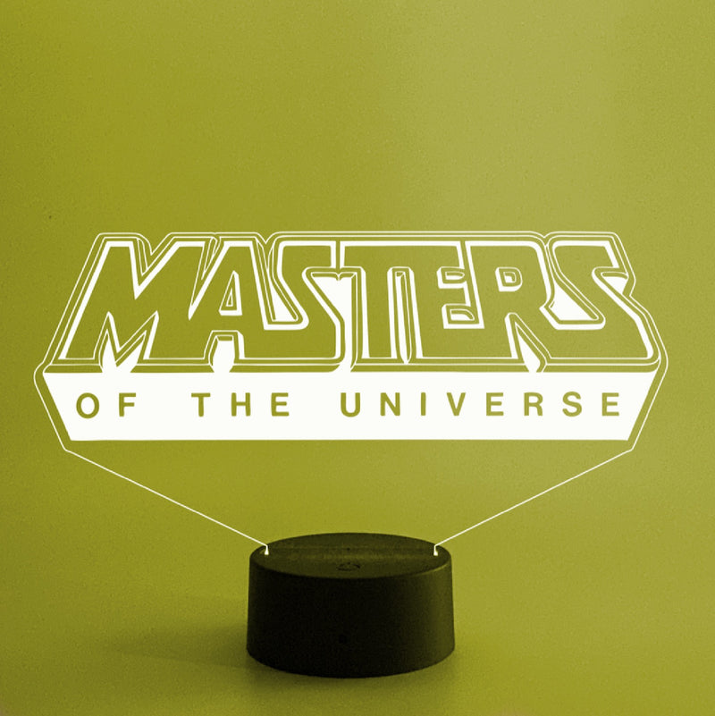 Masters of the Universe Logo 16 Color Night Light w/ Remote